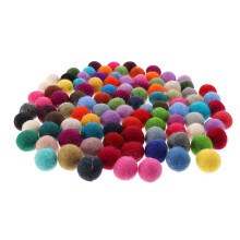 Diy Gar Felt Ball Decor Felt Ornament Balls Multi 100pcs