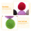 Diy Gar Felt Ball Decor Felt Ornament Balls Multi 100pcs 9