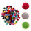 Diy Gar Felt Ball Decor Felt Ornament Balls Multi 100pcs 3