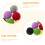 Diy Gar Felt Ball Decor Felt Ornament Balls Multi 100pcs 10