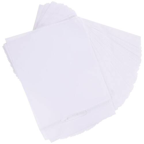 100pcs Die Cut Retail Shopping Bags With Handle 2