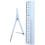 Small Protractor Circle Maker Geometry Kit Ruler Student Blue 4