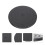 Turntable For Flower Arrangement Round Abs Black 1set 4