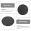 Turntable For Flower Arrangement Round Abs Black 1set 9