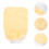 1Stk Mikrofaser Auto Waschhandschuh Beige Doppelseitig 3