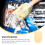1Stk Mikrofaser Auto Waschhandschuh Beige Doppelseitig 9