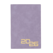 1set Daily Planner Sleek School 8.25x5.70x0.79in Pink Purple