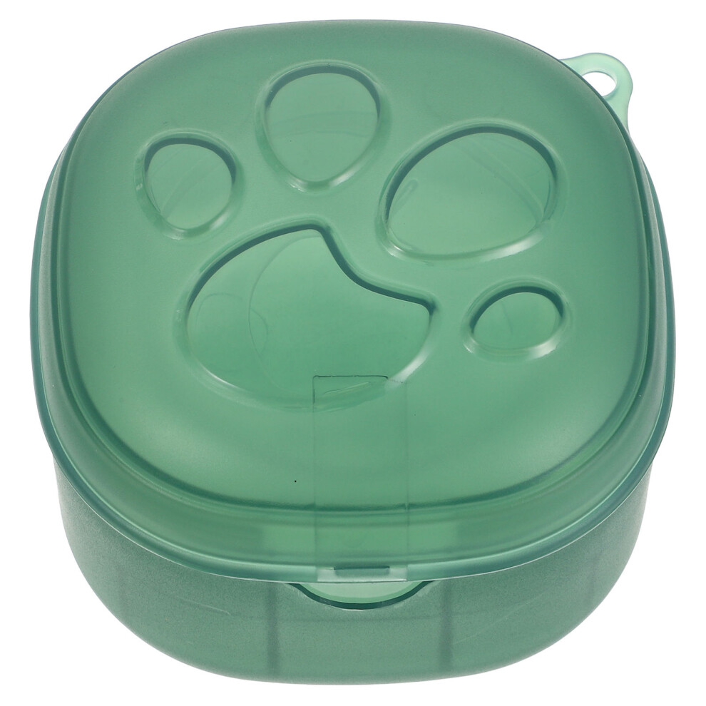 Aboofan Silicone Pacifier Holder Portable Green Case 1Pack For Travel