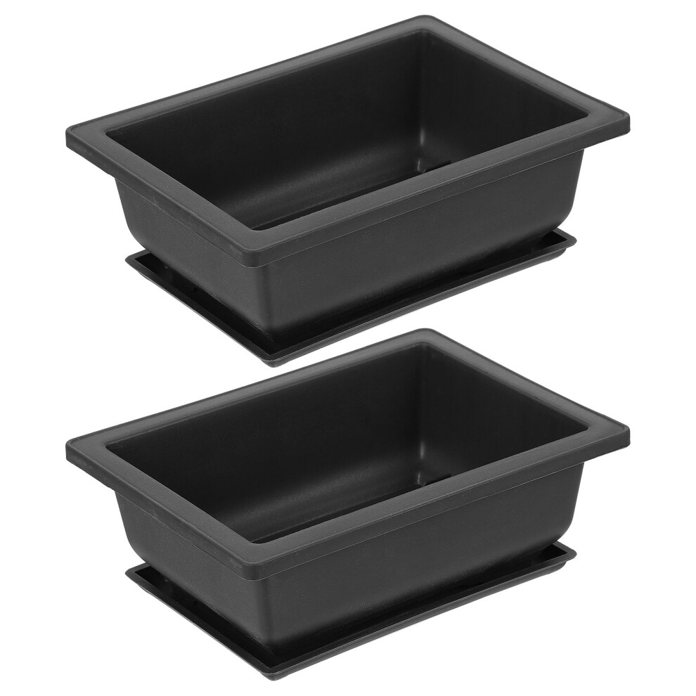 Indoor Planting Pot 2pcs 6.3x4.7x2.4in-image-OPC-PK8DRHM-NEW
