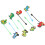 Cute Straw Topper 8pcs Dinosaur Shape Assorted Color Silicone 8