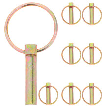 8 Pcs Safety Pin Lock Metal Trailer Hitch Pins For Tractor Latch