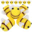 24pcs Felt Charm Pendant Diy Insect Decoration 8