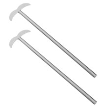 2Pcs Laboratory Stainless Steel Stirrer Bars Durable Mixing Paddle