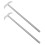 2Pcs Laboratory Stainless Steel Stirrer Bars Durable Mixing Paddle 1