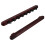 Roman Style Dark Hole Billiard Cue Rack Solid Wood 1set 10