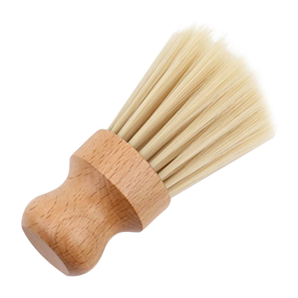 Aboofan Hairdressing Wooden Neck Brush Duster For Hair Removal