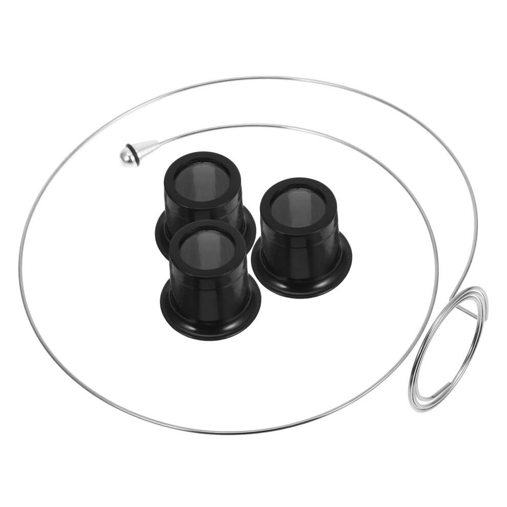 Ohphcall Black Watch Repair Glass Jewelry Mirror Magnifier