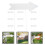 10 Pcs This Way Stake Sign Outdoor Decor Convenient 2