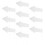 10 Pcs This Way Stake Sign Outdoor Decor Convenient 3