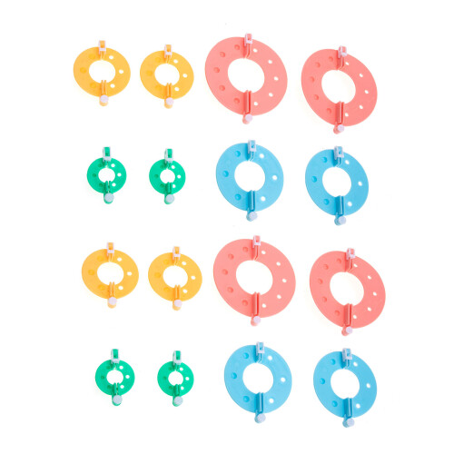 16 Pcs Knitting Tool Pompom Maker Knitter Machine