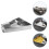 Stainless Food Scoop Silver Ergonomically Designed Handle 1pcs 4