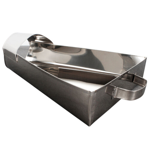 Stainless Food Scoop Silver Ergonomically Designed Handle 1pcs