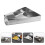 Stainless Food Scoop Silver Ergonomically Designed Handle 1pcs 5