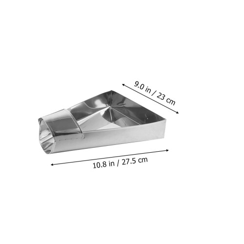 Stainless Food Scoop Silver Ergonomically Designed Handle 1pcs 1