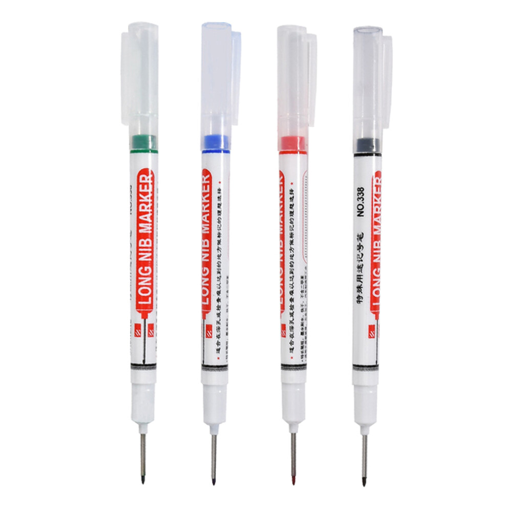 4Pcs Marker Pens For Deep Hole Marking Woodworking 3162458322862