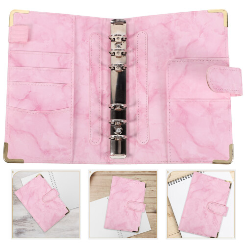 Protège-Cahier Budget Rose PU Sis Pour Usage 2