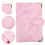 Protège-Cahier Budget Rose PU Sis Pour Usage 5