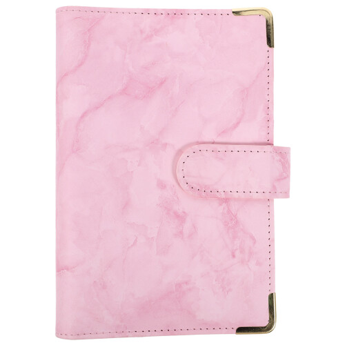 Protège-Cahier Budget Rose PU Sis Pour Usage