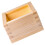 1pc Sake Cup Holder Polished Wood Traditional Design 6