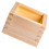 1pc Sake Cup Holder Polished Wood Traditional Design 9