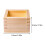 1pc Sake Cup Holder Polished Wood Traditional Design 10