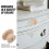 12Pcs Wood Material Drawer Knobs Stylish Khaki Handles for Cabinets 6
