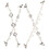 Men Clips Beige Alloy 4pcs 7.3x0.4x0.4in 11