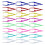 False Eyelash Applicator Plastic Tweezers 24pcs 5