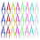 False Eyelash Applicator Plastic Tweezers 24pcs 2