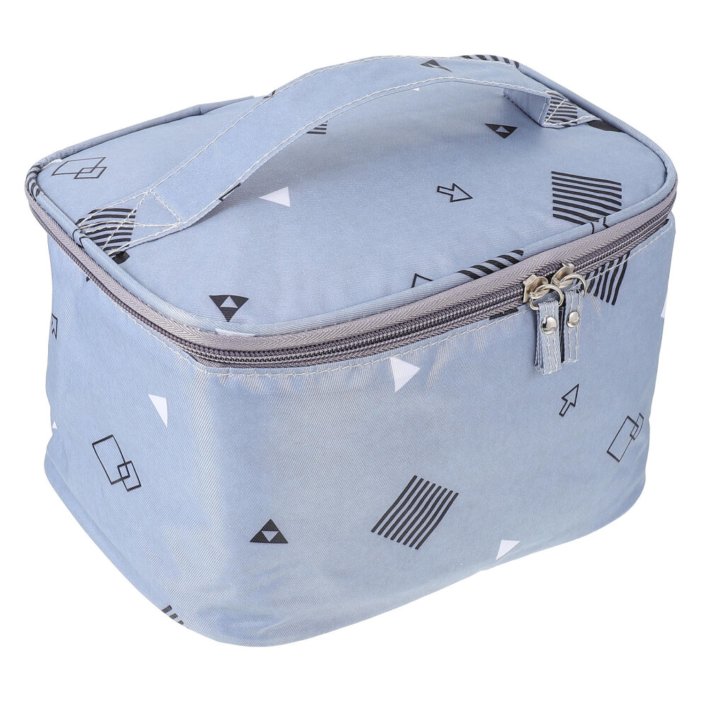 Aboofan Travel Cosmetic Storage Bag Oxford Cloth Grey For Women 1Pack