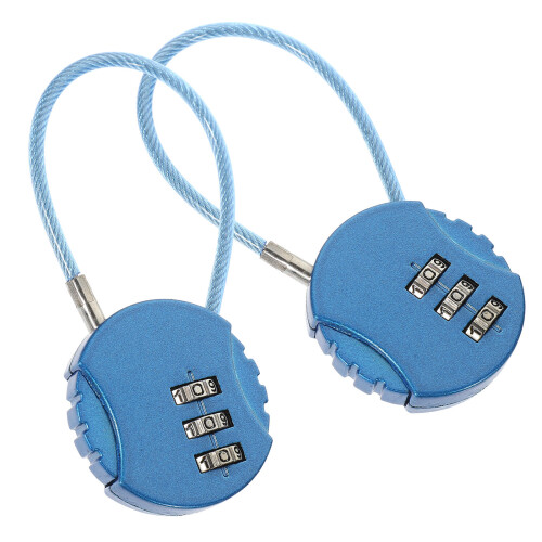 2pcs Padlock Password Lock For Backpack Luggage Security