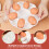 Devilled Egg Plate Ceramic Food Container with Lid Easter Tray 8