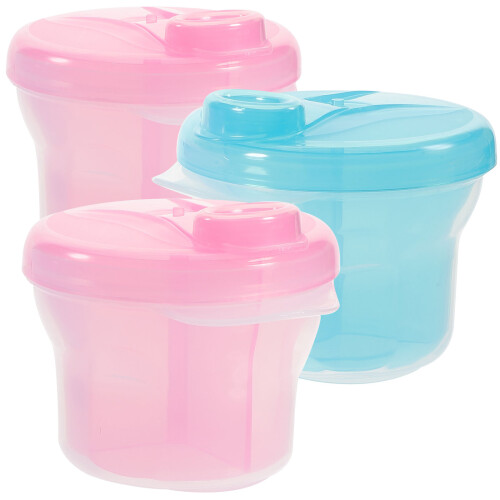 Formula Powder Container Nontoxic Portable Outdoor Use 3pcs
