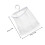 Hanging Mesh Bag White 2pcs 11.4x11.4x0.4in Polyester 2