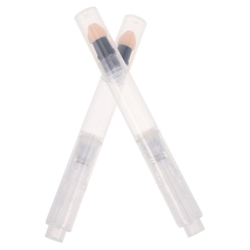 Ohphcall 2 Pcs Makeup Packaging Material Press Pen Travel Blush Refill Bottle