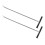 2pcs Roll Up Door Hook Stainless Steel For Pulling Tasks 8