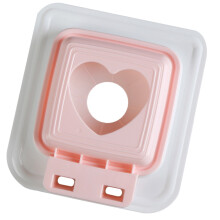 Sandwich Mold Heart Shaped Sandwich Child 14.213.3cm White