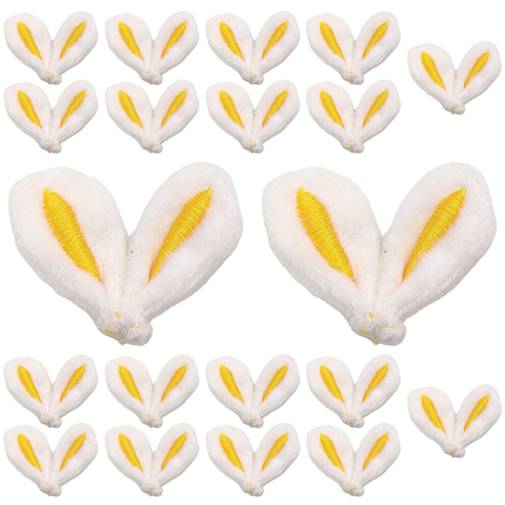 Totority Unisex Bunny Ear For Hair Accessories Fabric 30Pcs 1.97X1.57x0.39in