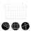 Iron Rabbit Feeder Hay Feeder Iron 1set For Rabbit Hay Rack 4