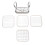 1Set Silver Fruit Cutter Corer Multipurpose Kitchen Gadget Tool 7